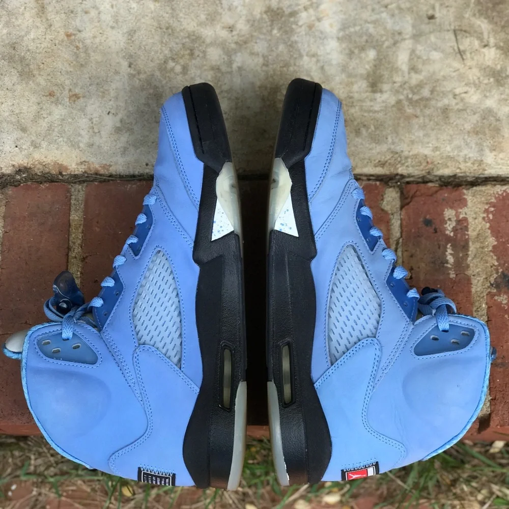 Air Jordan Retro 5 UNC University Blue Size 11.5